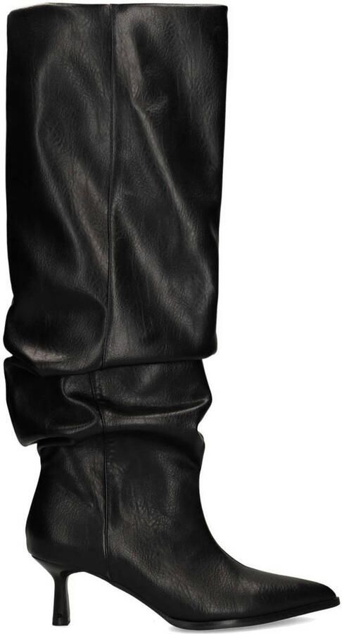 Sacha Dames Zwarte hoge laarzen met brede schacht