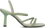 Sacha Dames Lichtgroene strass sandalen met hak - Thumbnail 1