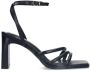 Sacha Dames Zwarte sandalen met hak - Thumbnail 1