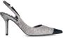 Sacha Dames Zilveren glitter slingback pumps - Thumbnail 1