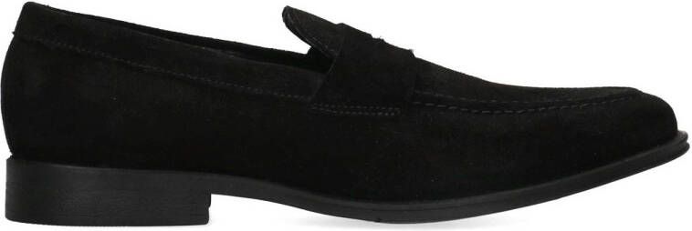 Sacha suède loafers zwart