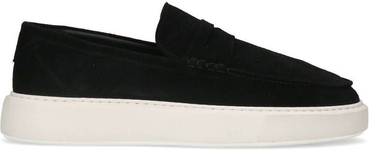 Sacha suède loafers zwart