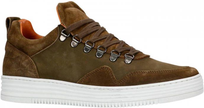 Sacha Heren Khaki suède sneakers