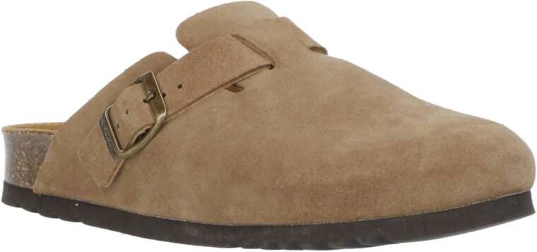 Scholl Fae suède clogs taupe