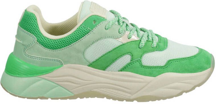 Scotch & Soda Celest suède sneakers groen