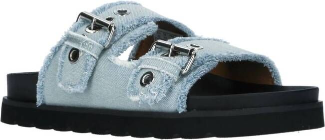 Scotch & Soda denim slippers blauw