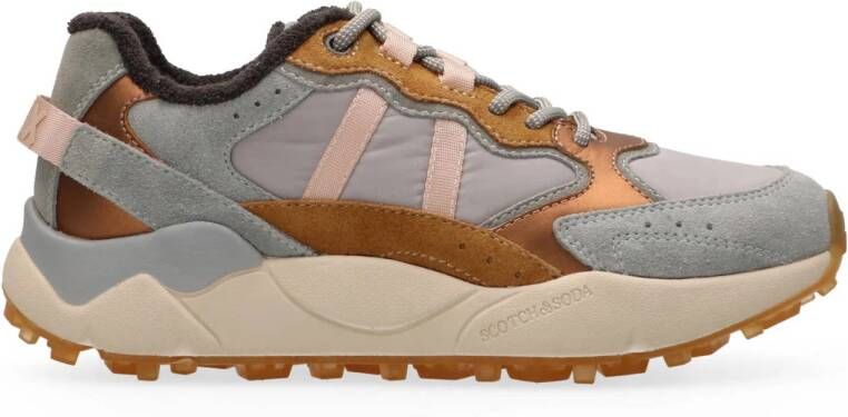 Scotch & Soda scotch&soda damessneakers mount w daim gris