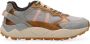 Scotch & Soda Mount W chunky suède sneakers grijs cognac - Thumbnail 1