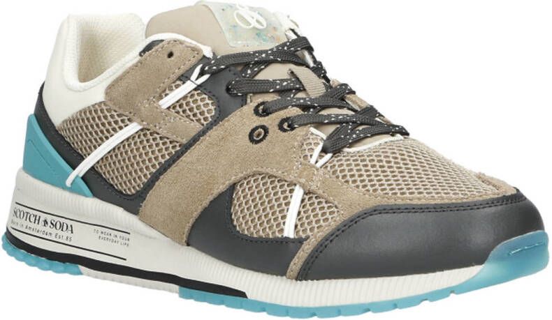 Scotch & Soda Vivex sneakers beige zwart