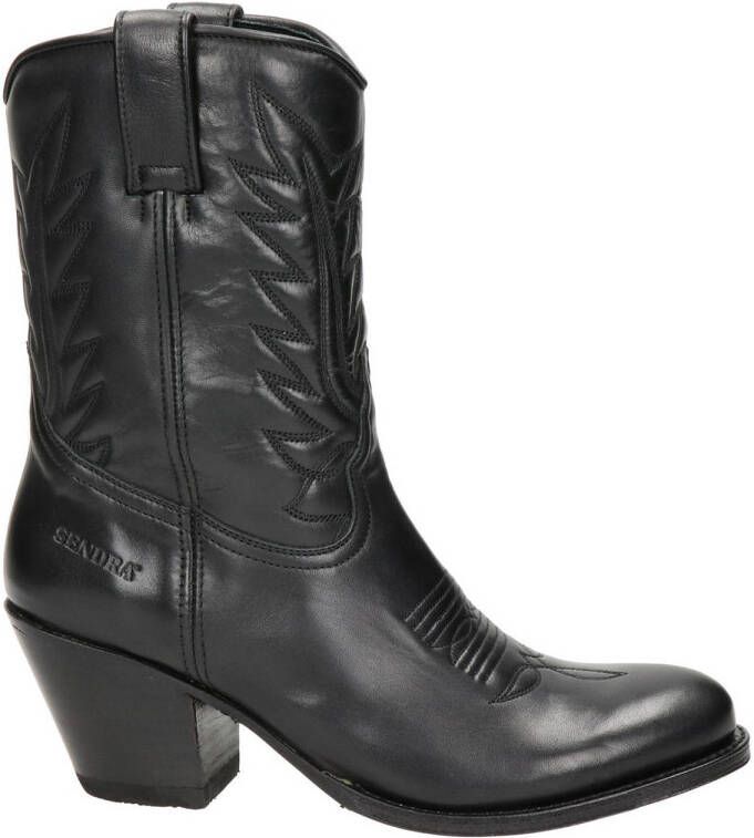 Sendra 13142 Laly leren cowboylaarzen zwart