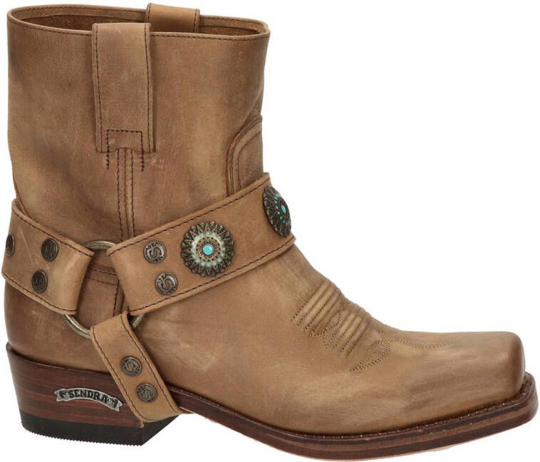 Sendra 13857 Blues Strong nubuck cowboylaarzen camel