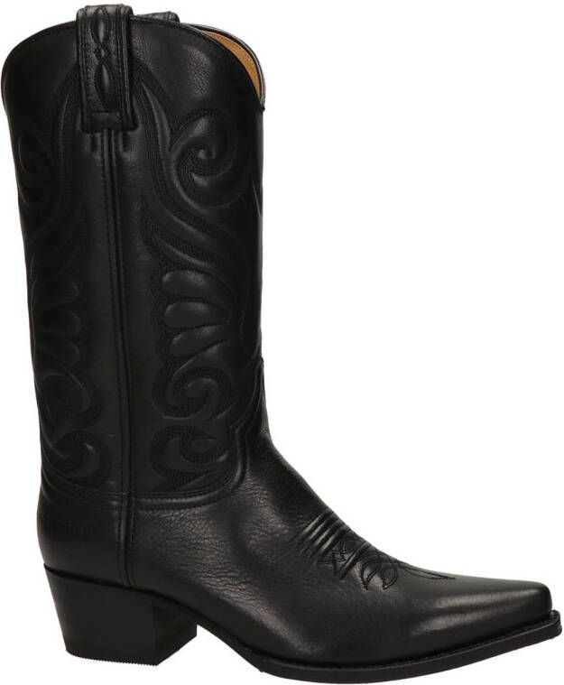 Sendra Gene Berdy leren cowboylaarzen zwart