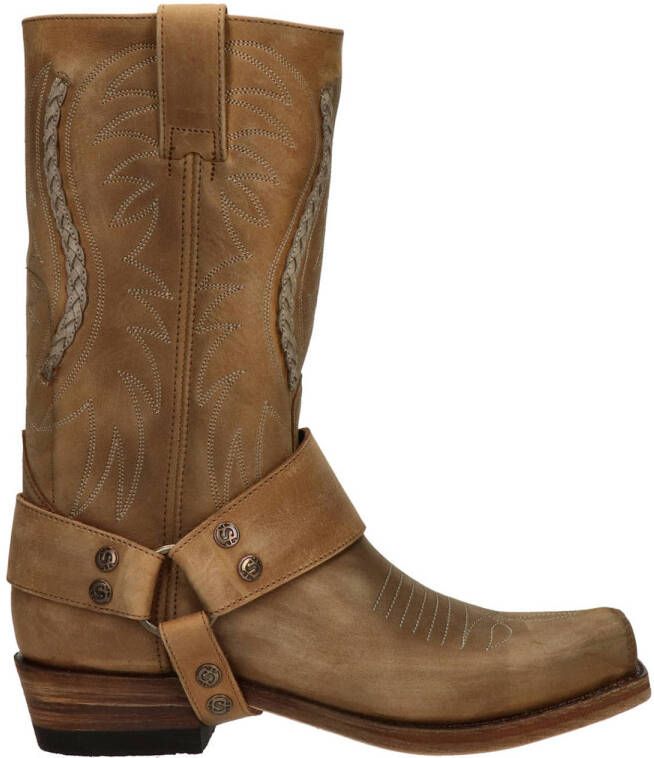 Sendra Seta leren cowboylaarzen cognac