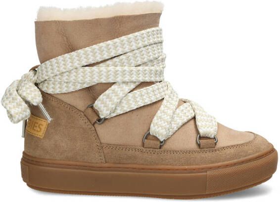 Shabbies Amsterdam Winterboot Ragy Uma Doubleface Camel Dames Laarzen