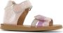 Shoesme CS24S006-A leren sandalen roze multi Meisjes Leer Meerkleurig 26 - Thumbnail 1