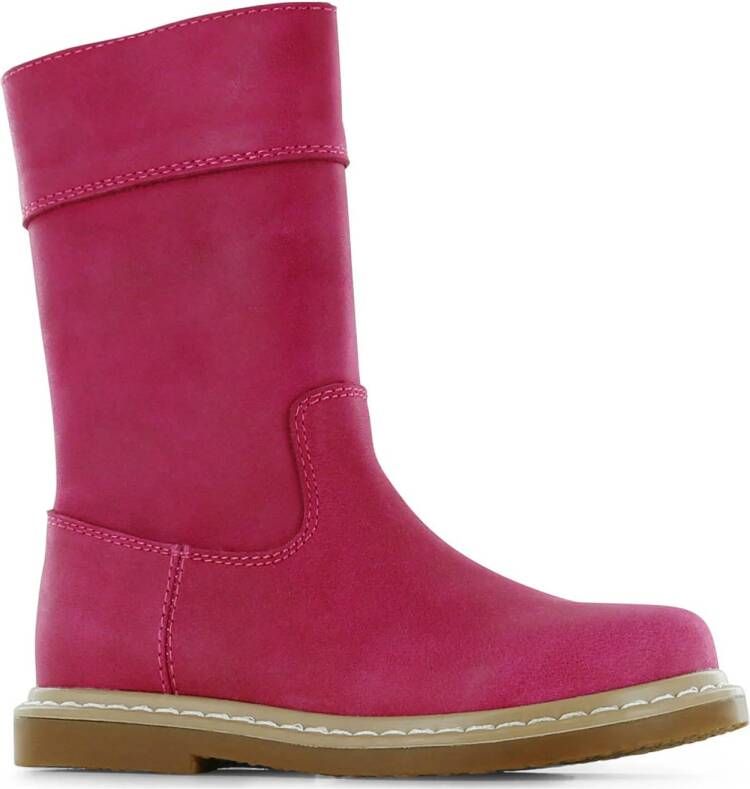 Shoesme leren laarzen fuchsia