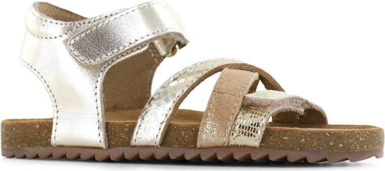 Shoesme leren sandalen goud Meisjes Leer Meerkleurig 26