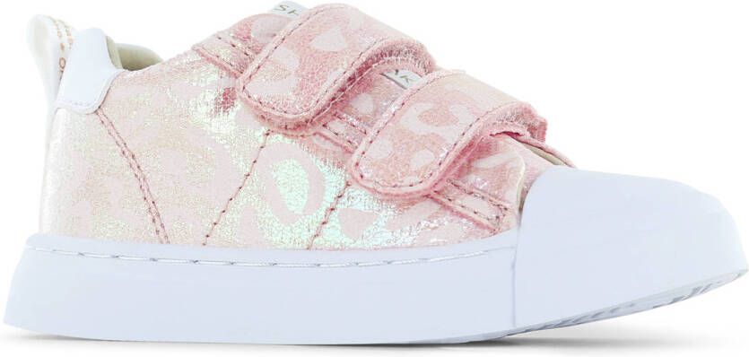 Shoesme Velcro Sneakers roze Leer Dames