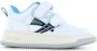 Shoesme leren sneakers wit blauw - Thumbnail 1