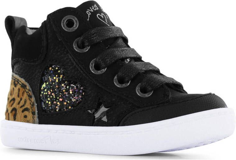 Shoesme leren sneakers zwart