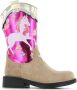 Shoesme Laarzen Meisjes Pink Unicorn Warm gevoerd - Thumbnail 2