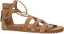 Shoesme suède sandalen cognac Bruin Meisjes Suede 34 - Thumbnail 2