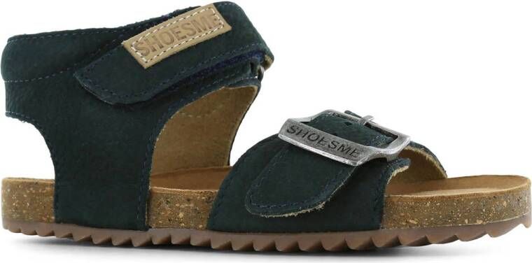 Shoesme suède sandalen donkerblauw Jongens Suede Effen 23