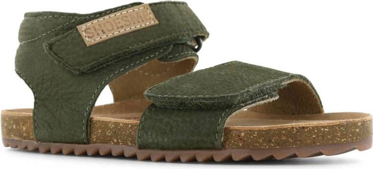 Shoesme suède sandalen groen Jongens Suede Effen 33