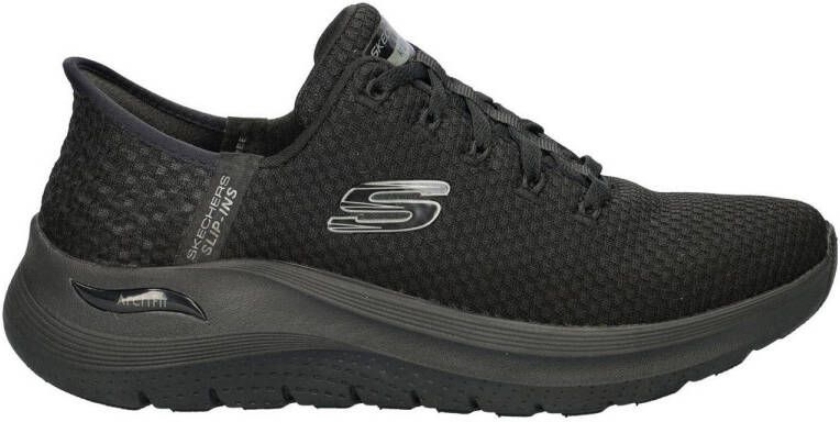 Skechers Arch fit 2.0 hands free slip-ins sneakers zwart