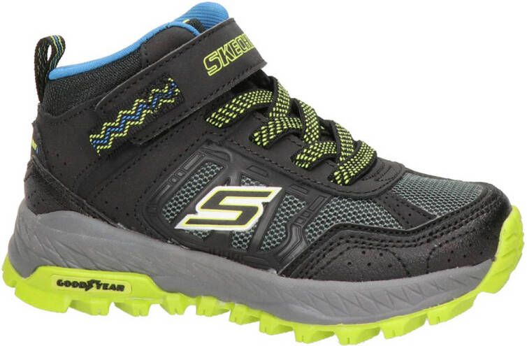 Skechers Trektor jongens sneaker hoog wandelschoen ZWART