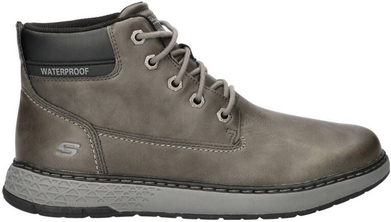 Skechers Garlan veterboots antraciet