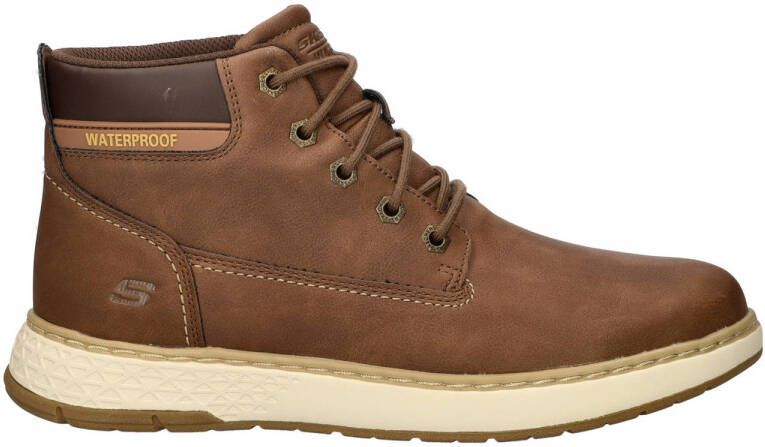 Skechers Garlan veterboots bruin