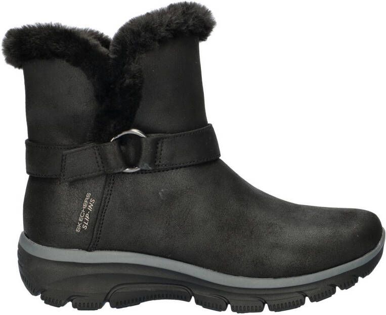 Skechers Hands-Free Slip-Ins Easy Going gevoerde enkelboots zwart