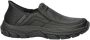 Skechers Hands Free Slip-Ins Respected leren instappers zwart - Thumbnail 1