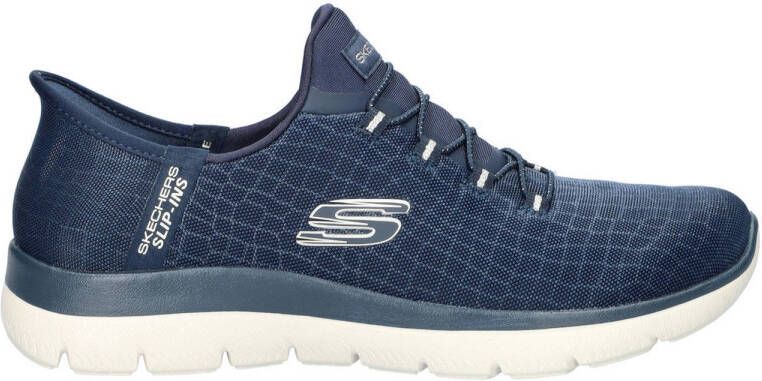 Skechers Hands Free Slip-Ins Summits sneakers donkerblauw