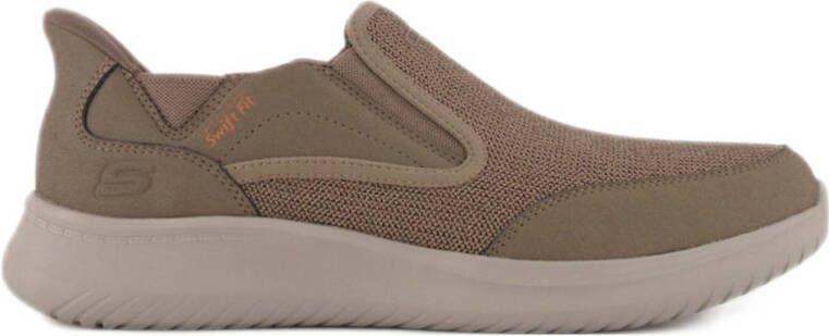 Skechers slip-on sneakers taupe