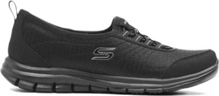 Skechers slip-on sneakers zwart