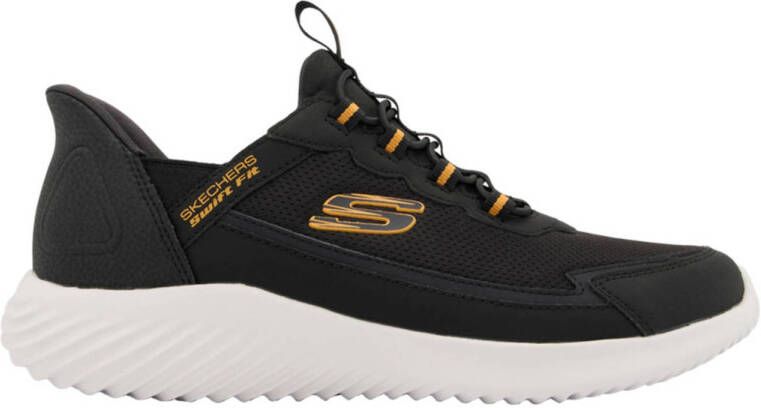 Skechers slip-on sneakers zwart