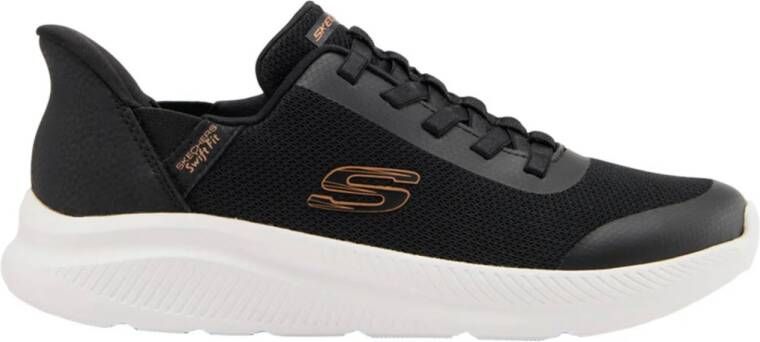 Skechers slip-on sneakers zwart