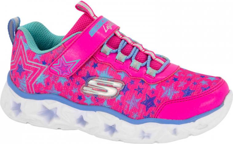 skelet van spectrum Skechers Kinderen Roze lightweight sneaker lichtjes - Schoenen.nl