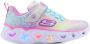 Skechers sneakers met lichtjes roze multi - Thumbnail 1