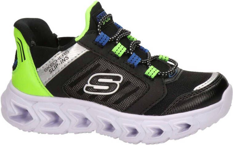 Skechers Hypno-Flash 2.0 Odelux Jongens Sneakers Zwart Multicolour