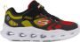 Skechers sneakers met lichtjes zwart rood - Thumbnail 1