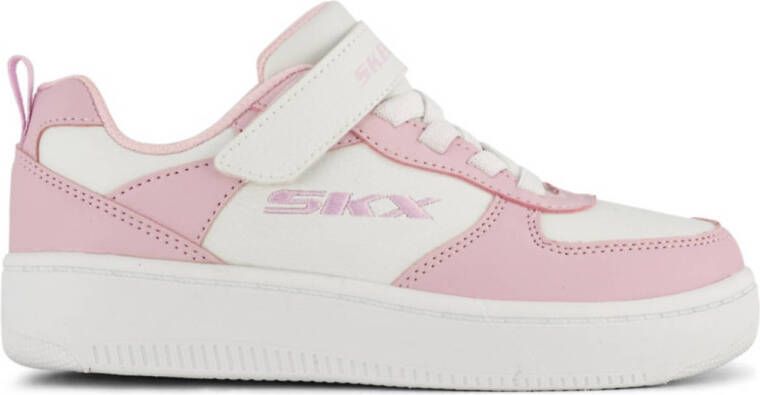 Skechers sneakers wit pastel Meisjes Imitatieleer Meerkleurig 32