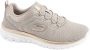 Skechers sneakers taupe goud - Thumbnail 1