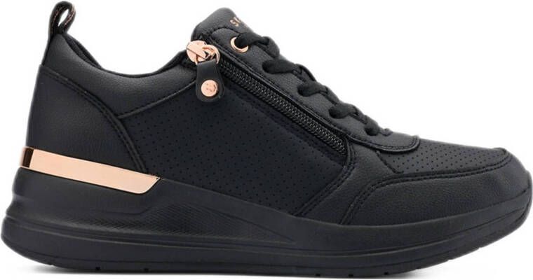 Skechers Harriettes Stijlvolle Sneakerschoenen Black Dames