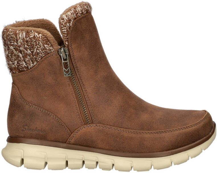 Skechers Synergy enkelboots bruin