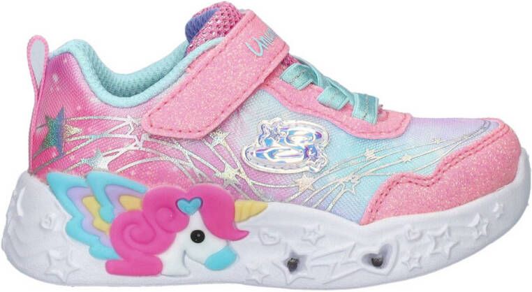 Skechers Unicorn Charmer Lil Stellar 302694N-PKTQ voor meisje Roze Sneakers Sportschoenen