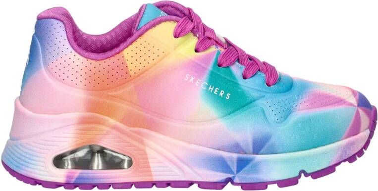 Skechers Uno Gen Prism Burst sneakers multi Meisjes Imitatieleer Meerkleurig 31