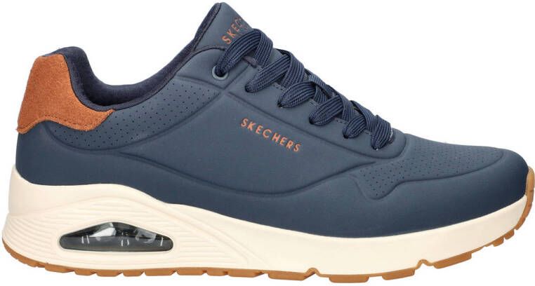 Skechers Sportieve en Elegante Wandelschoenen Blue Heren